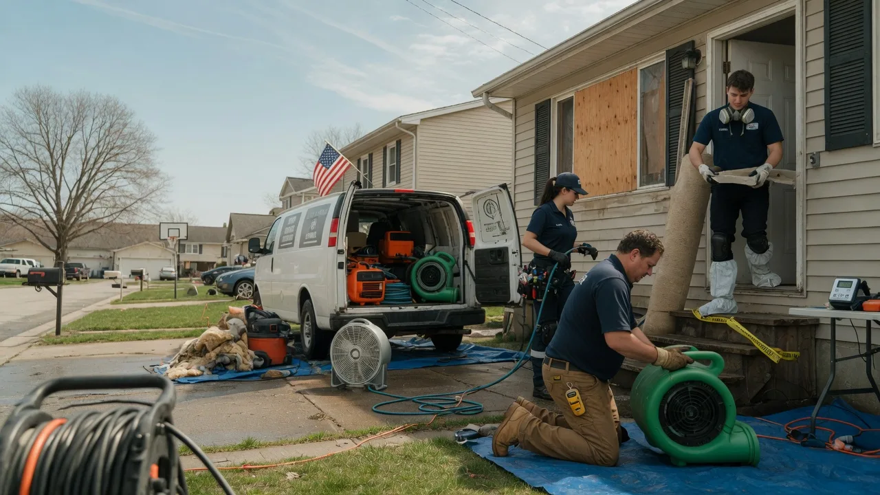 Water Damage Restoration in Aurora, NE near me